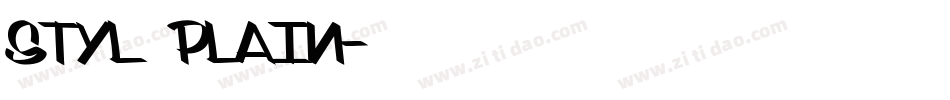 Styl Plain字体转换